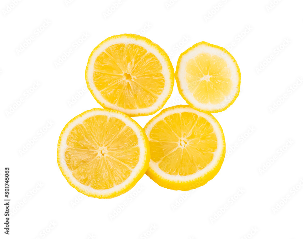 lemon on white background. lemon on white background.