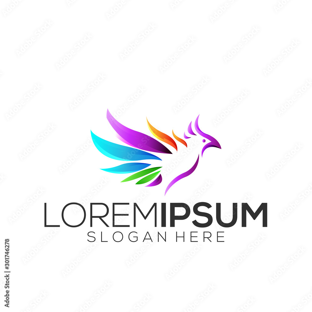 Modern 3d logo - Vector Modern 3d logo - Vector