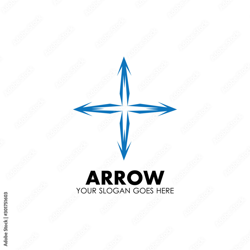 Obraz premium Arrow vector illustration icon