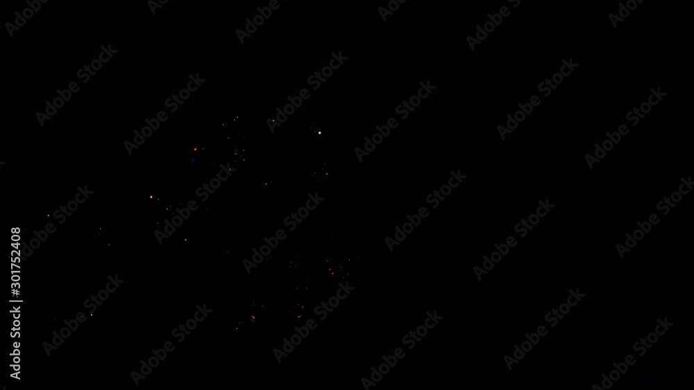 Beautiful festive fireworks on black background Beautiful festive fireworks on black background