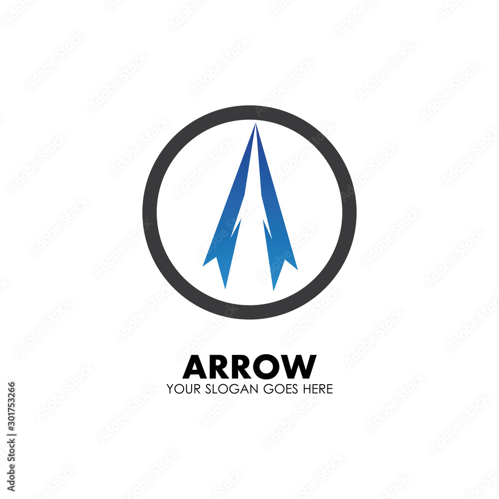 Arrow vector illustration icon Arrow vector illustration icon