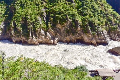 Jinsha River at Tiger Leaping Gorge in Shangri-La photo