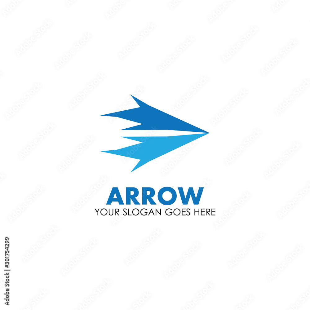 Arrow vector illustration icon Arrow vector illustration icon