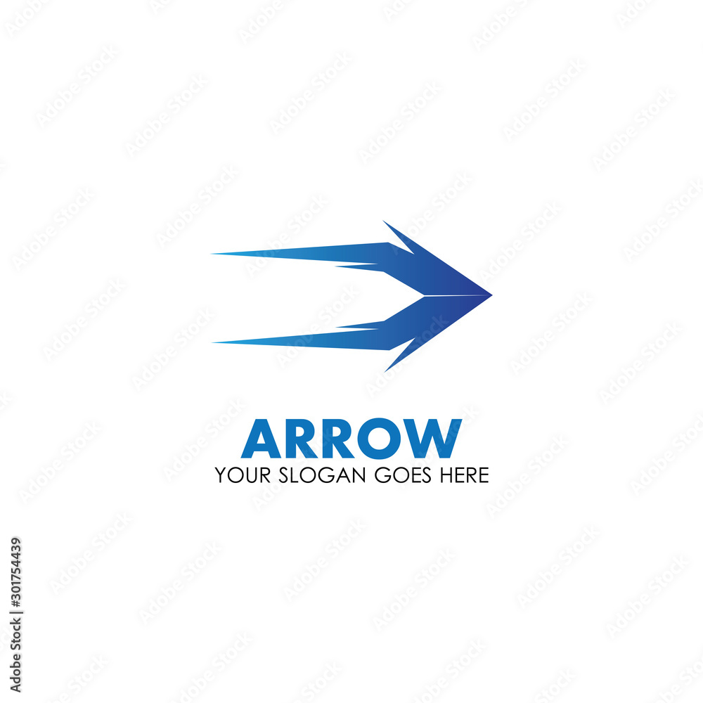 Arrow vector illustration icon Arrow vector illustration icon