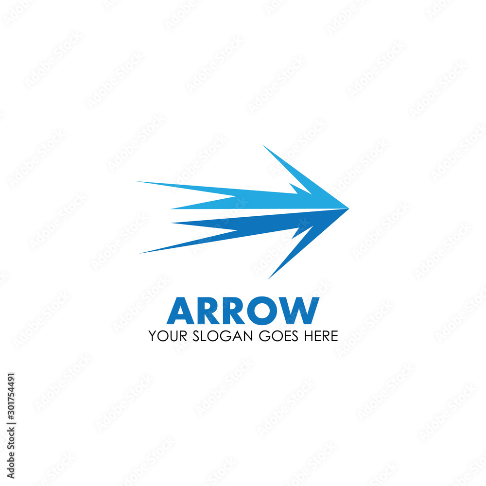 Arrow vector illustration icon Arrow vector illustration icon
