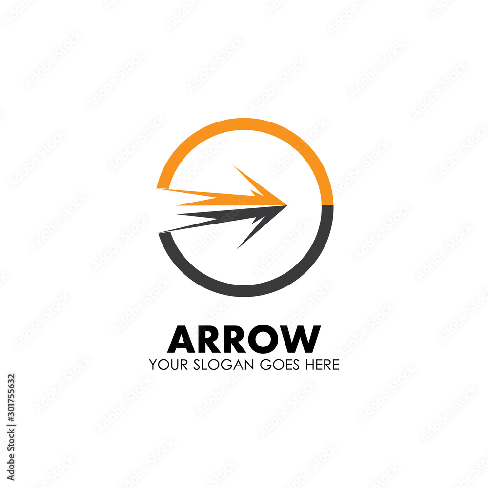 Fototapeta premium Arrow vector illustration icon