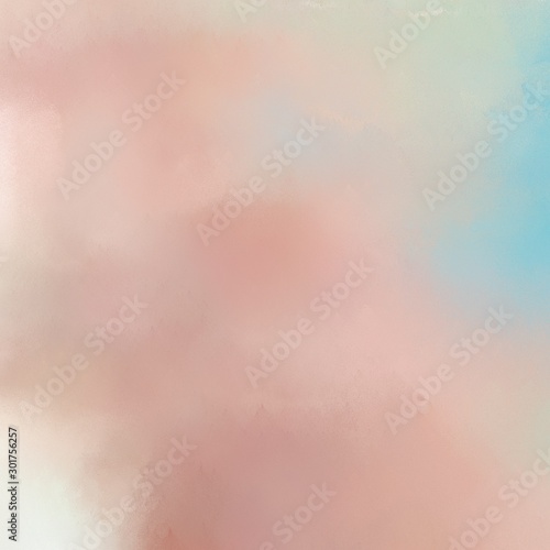 quadratic graphic format broadly painted texture background with silver  pastel blue and rosy brown color. can be used as texture  background element or wallpaper