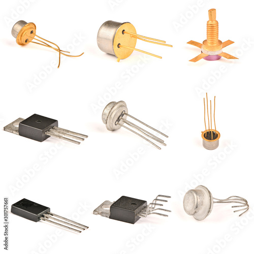 Nine Electronic transistor photo