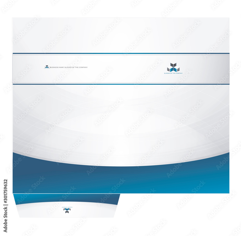 A4 presentation folder with architecture logo Stock Vector Adobe Stock