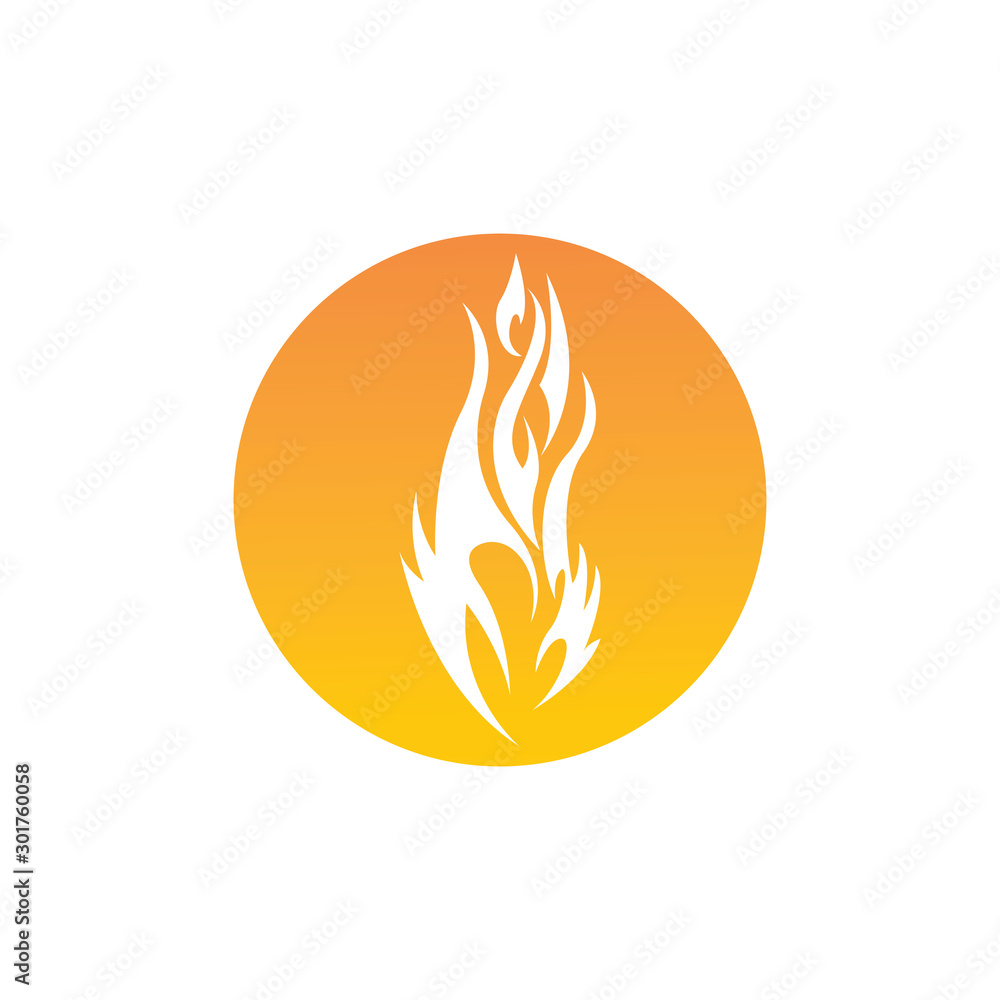 Fire flame vector illustration design template Fire flame vector illustration design template