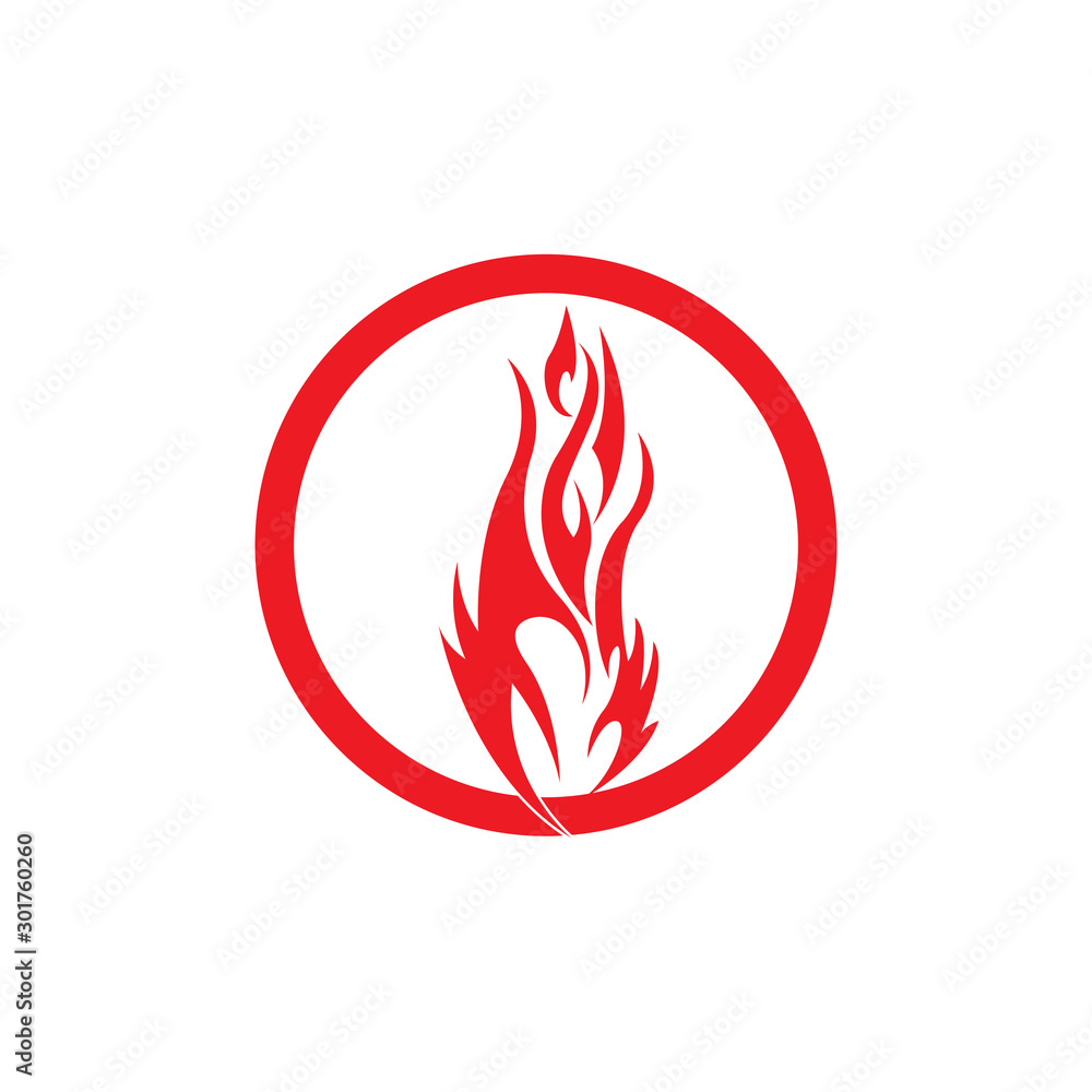 Fire flame vector illustration design template Fire flame vector illustration design template