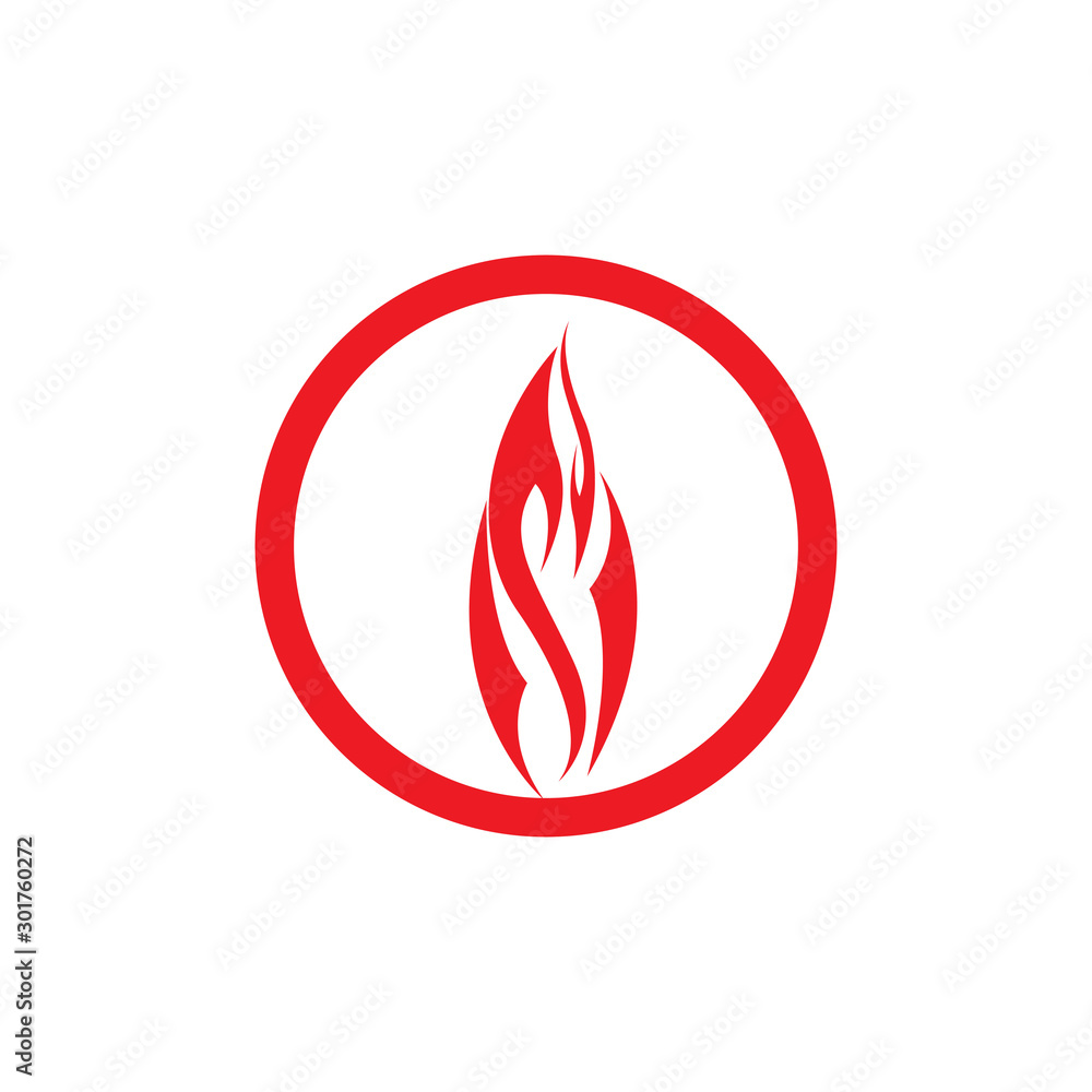 Fire flame vector illustration design template Fire flame vector illustration design template