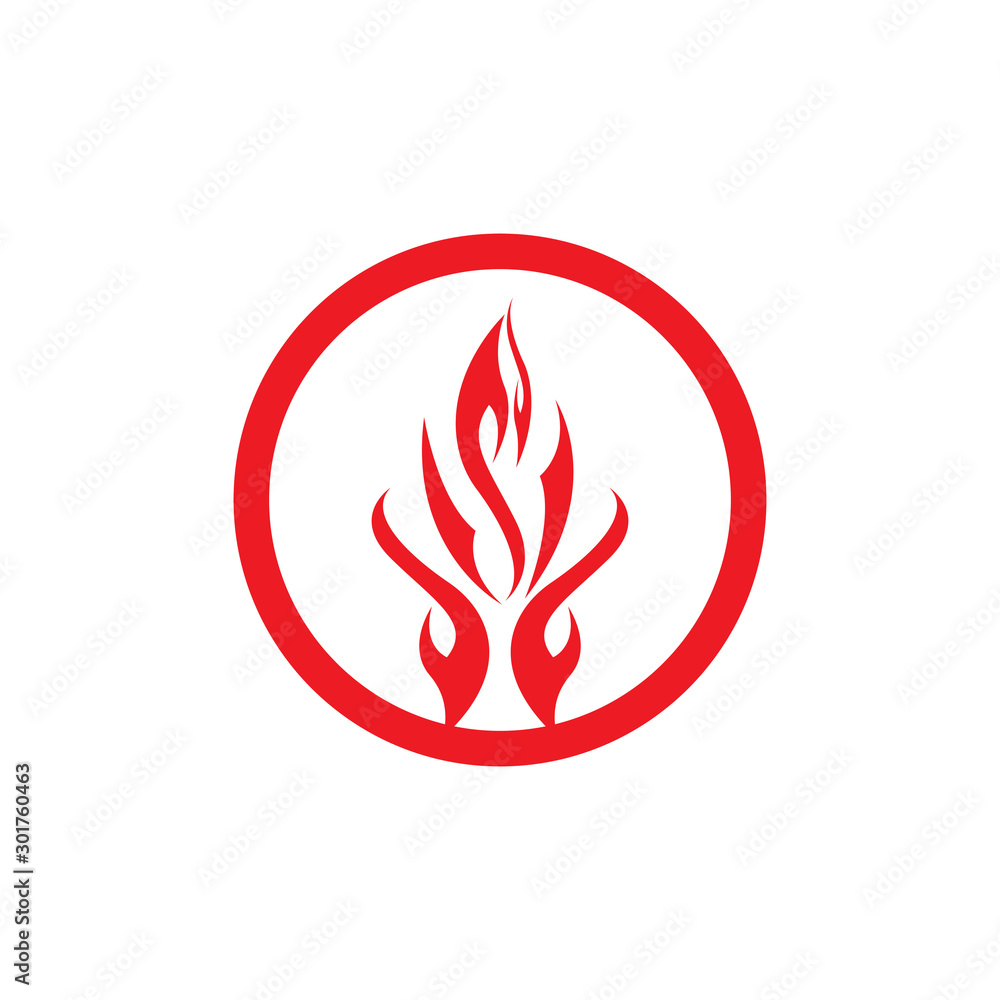 Fire flame vector illustration design template Fire flame vector illustration design template