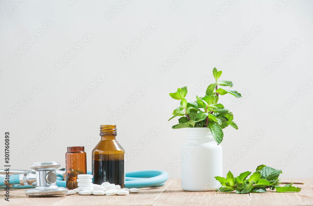 Comparison of tablets of modern medicine with medicinal plants of traditional medicine. An alternative to an organic herbal preparation and chemical medicine. Comparison of tablets of modern medicine with medicinal plants of traditional medicine. An alternative to an organic herbal preparation and chemical medicine.