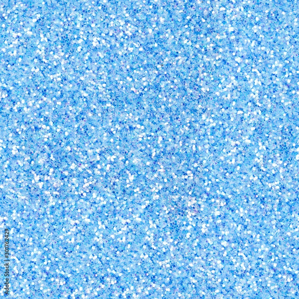 Stock Elegant light blue glitter, sparkle confetti texture. Christmas background, seamless pattern. | Adobe