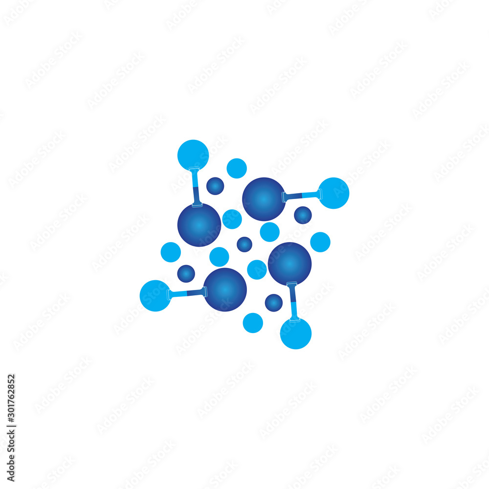 Molecule vector illustration design Molecule vector illustration design