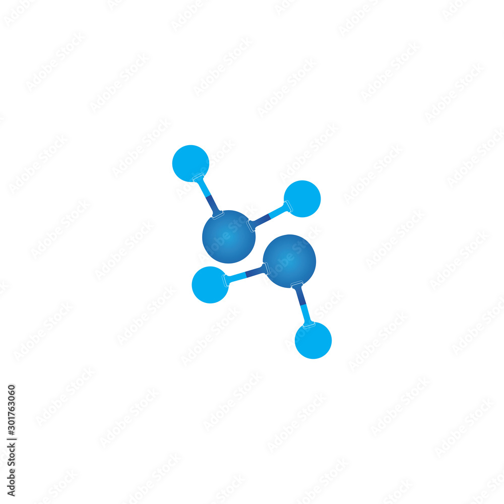 Molecule vector illustration design Molecule vector illustration design
