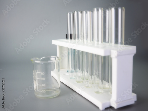 Test-tubes Laboratory glassware. © kunchit1969