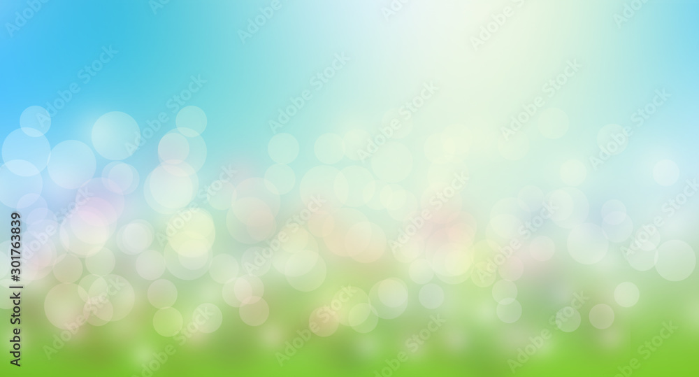 Abstract background with bokeh blur.And turquoise gradient lighting, beautiful space backdrop for design Abstract background with bokeh blur.And turquoise gradient lighting, beautiful space backdrop for design