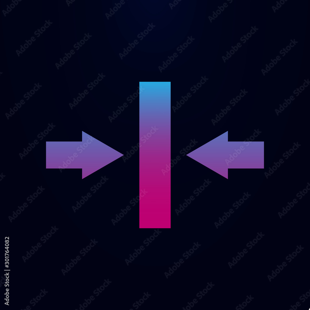 Arrow nolan icon. Simple glyph, flat vector of arrows icons for ui and ux, website or mobile application Arrow nolan icon. Simple glyph, flat vector of arrows icons for ui and ux, website or mobile application