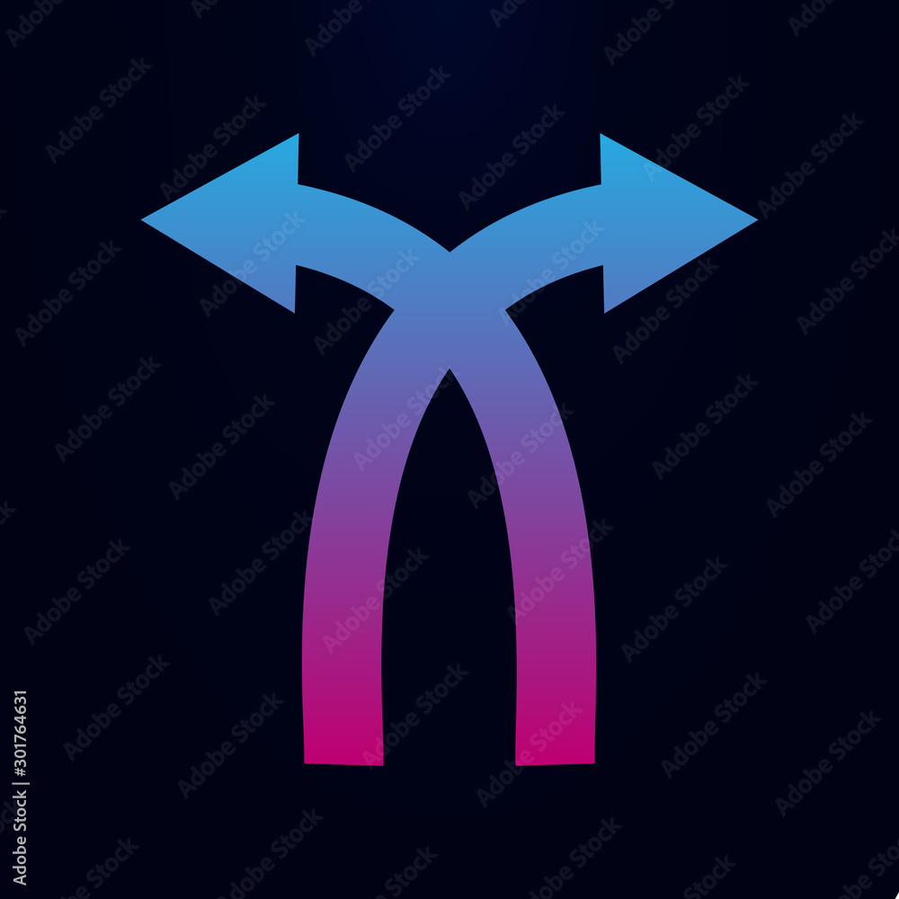 Arrow nolan icon. Simple glyph, flat vector of arrows icons for ui and ux, website or mobile application Arrow nolan icon. Simple glyph, flat vector of arrows icons for ui and ux, website or mobile application