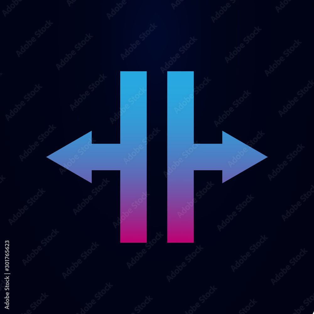 Fototapeta premium Arrow nolan icon. Simple glyph, flat vector of arrows icons for ui and ux, website or mobile application