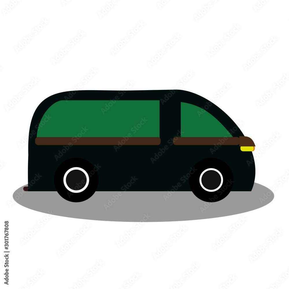 Vector illustration of cartoon car Vector illustration of cartoon car