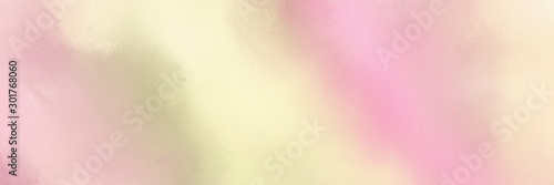baby pink, blanched almond and bisque color painted banner background. diffuse painting can be used as texture, background element or wallpaper