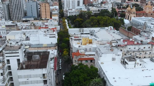 Basilica of Merced, Catholic Church (Cordoba, Argentina) aerial view photo