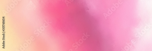 Fototapeta abstract light pink, pastel magenta and pale violet red colored diffuse painted banner background. can be used as wallpaper, poster or canvas art