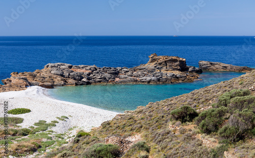 Almiros beach in Mani Peninsula, Peloponnese, Greece.