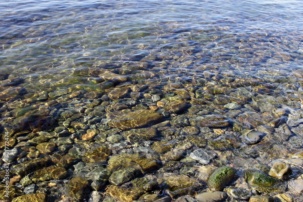 stones in sea