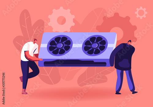 Computer Repair and Customer Care Concept