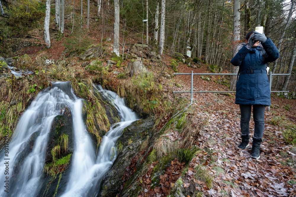 Wasserfall im Schwarzwald Wasserfall im Schwarzwald