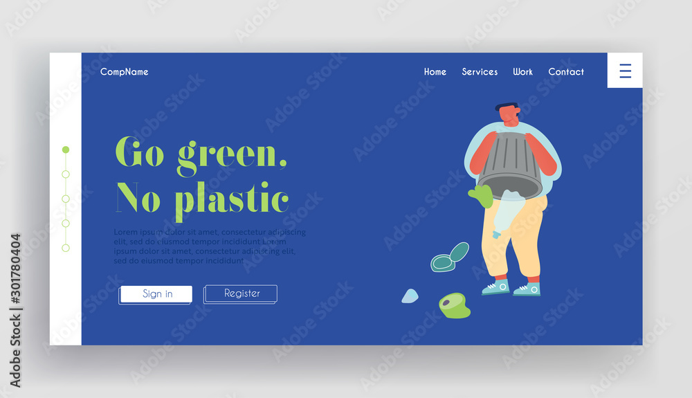Ecology Environment Protection Website Landing Page. Man Dumping Garbage on Ground or in Water Trowing Trash from Litter Bin, Ocean Plastic Pollution Web Page Banner. Cartoon Flat Vector Illustration Ecology Environment Protection Website Landing Page. Man Dumping Garbage on Ground or in Water Trowing Trash from Litter Bin, Ocean Plastic Pollution Web Page Banner. Cartoon Flat Vector Illustration