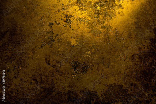 Golden Metal dirty background