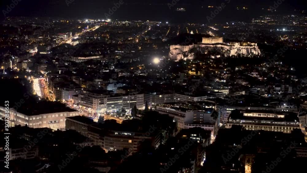 Athen bei Nacht - Griechenland's Hauptstadt Athen bei Nacht - Griechenland's Hauptstadt