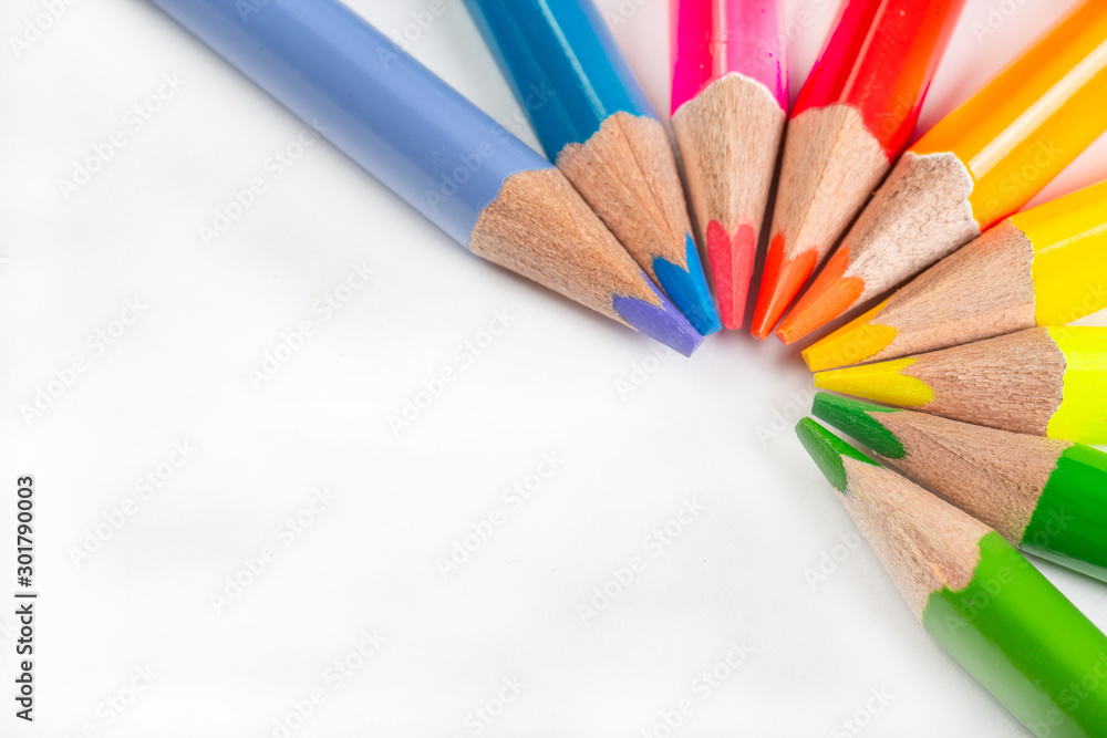 School supplies background with copyspace for back to school theme. School supplies background with copyspace for back to school theme.