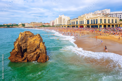 Biarritz city, Basque Country, France photo