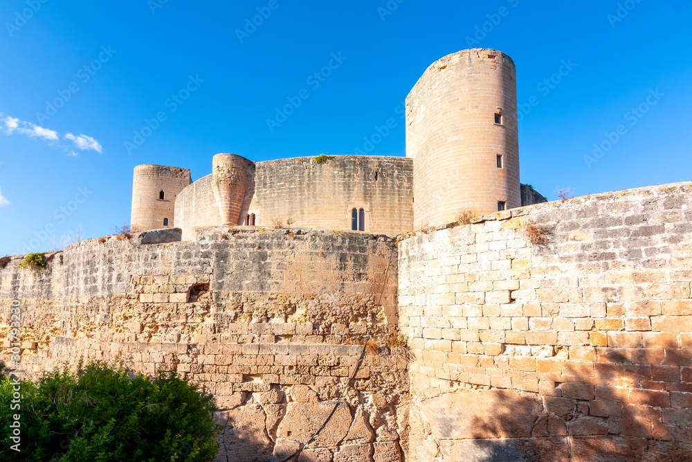Bellver Castle in Palma de Mallorca, Balearic islands, Spain