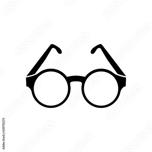 Glasses icon, logo isolated on white background