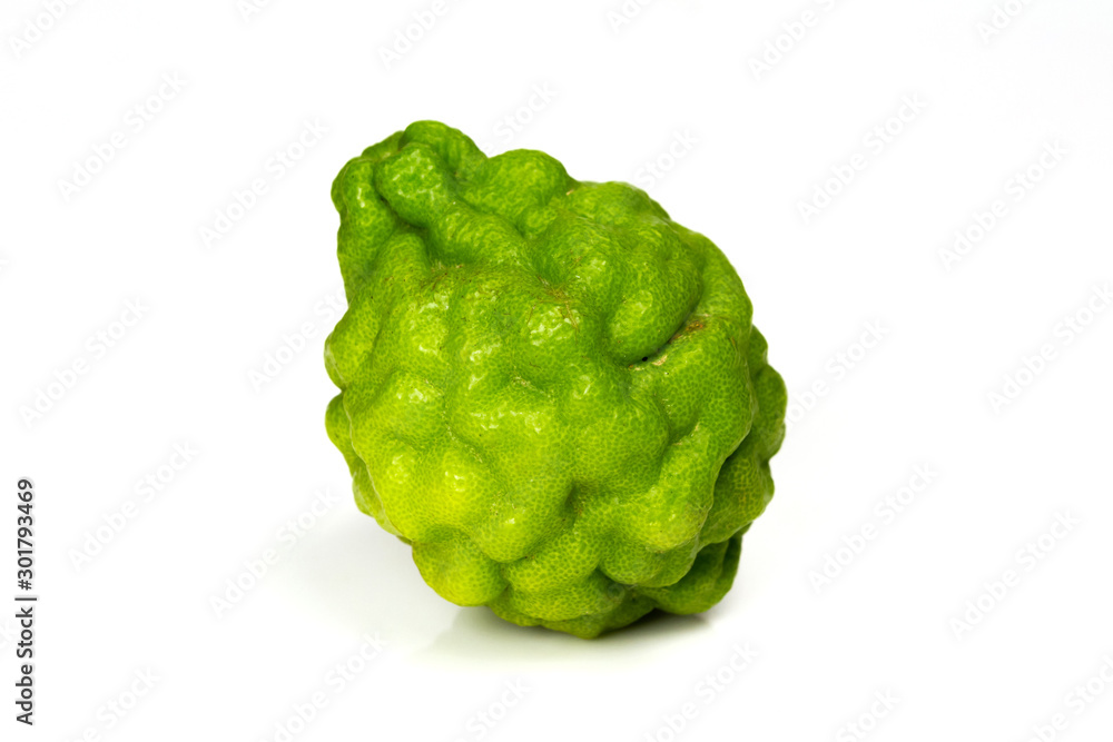 Bergamot fruit isolated on white background. Bergamot fruit isolated on white background.