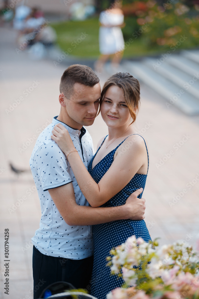 Obraz premium loving couple on a walk