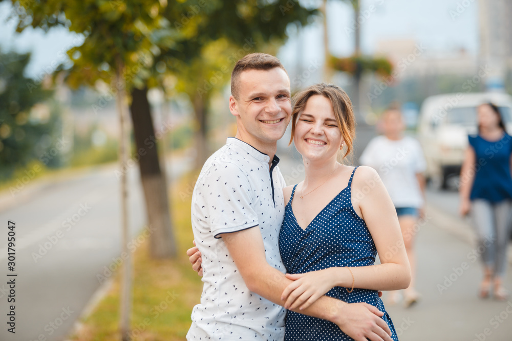 Obraz premium loving couple on a walk
