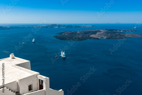 View of Santorini Greece