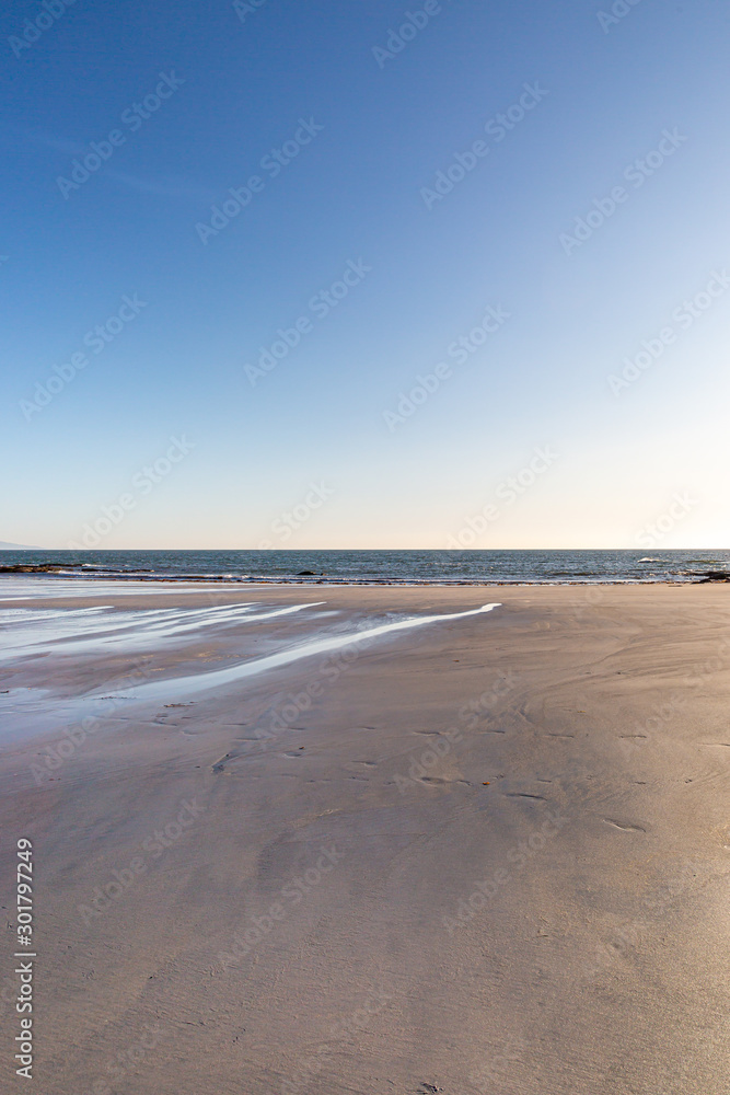 A sandy beach on the Hebridean island of South Uist