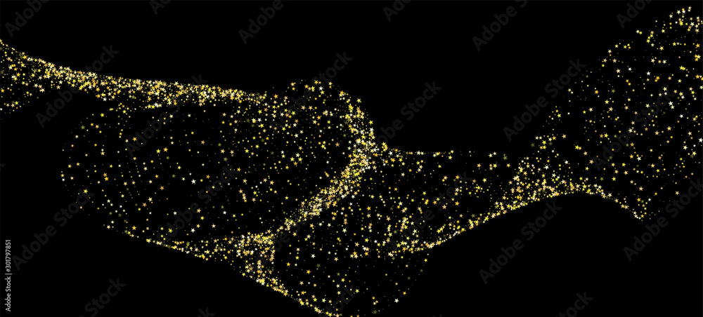 Gold Stars Vector Confetti Isolated. Lights Celebration Explosion. Platinum New Year, Gold Stars Vector Confetti Isolated. Lights Celebration Explosion. Platinum New Year,