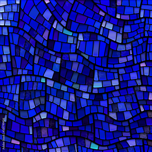 abstract vector stained-glass mosaic background