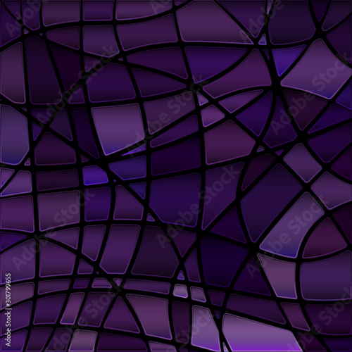 abstract vector stained-glass mosaic background