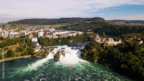 Blick auf den Rheinfall in Schaffhausen